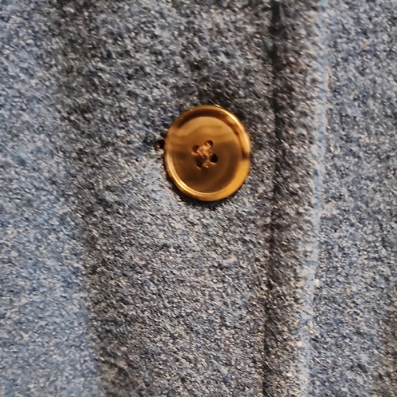 Lands' End Women's Elegant Navy Pea Coat - Picture 4 of 14